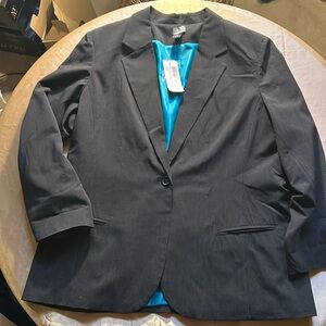 NWT CHICO’s PINSTRIPE BLAZER LARGE 16